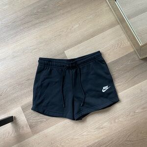 nike sweat shorts size small